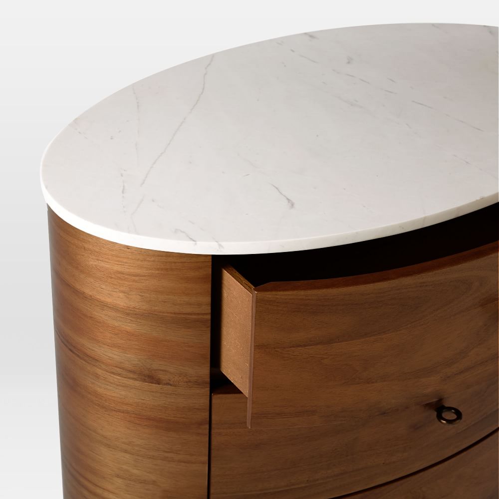 West elm penelope 3 drawer bedside table discount